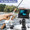 thumbnail image 2 of Fish Finder Mount Base, Universal Mounting Plate, Fish Finder Bracket, Fish Finder Holder, 360 Adjustable Fish Finder Rack, 2 of 5