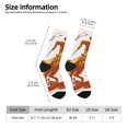 thumbnail image 2 of Fotbe Vintage Cowboy On A Bronco Horse Pattern Long Socks for Men & Women – Breathable & Stretchy Compression Socks, Ideal for Running, Travel, and Everyday Wear Size 5-11, 2 of 6