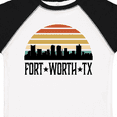 thumbnail image 4 of Inktastic Fort Worth Texas Skyline Retro Boys or Girls Toddler T-Shirt, 4 of 5