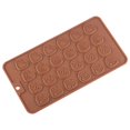 thumbnail image 1 of Copos de silicona BRILLAR Molde de chocolate love 24 eslabones Rojo Verde, 1 of 5