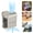 apricot, variant on Clip on Fan with 100 Speed Levels, 2.64x2.64x2.52 Inch Portable Personal Fan, 1800mAh Battery Digital Display for Outdoor