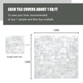 thumbnail image 3 of KASARO Peel and Stick Mosaic Shell Backsplash Tile for Bedroom and Bathroom Kitchen Wall Decor Mother of Pearl (6, Ivory White), 3 of 6