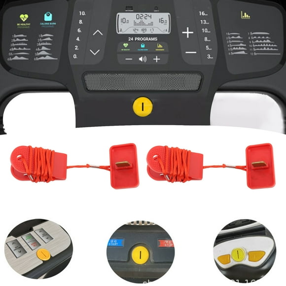 Llave De Seguridad Para Cinta De Correr, Parada De Emergencia, Llave De Seguridad Duradera Para Máquina Para Correr, Ligera Para La Mayoría De Las Cintas De Correr