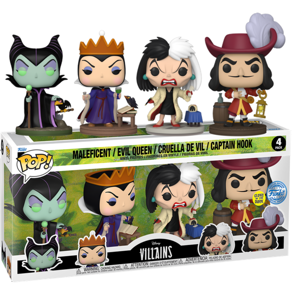 Funko POP Disney: Villains 4PK