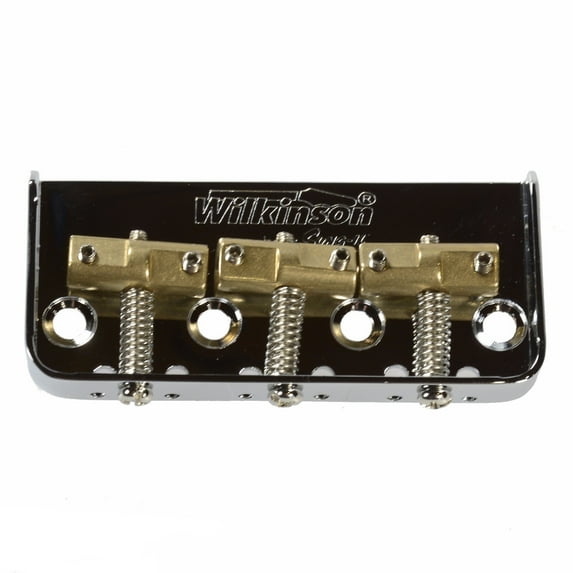 Wilkinson Telecaster Half Bridge - Chrome with Brass Compensated Saddles