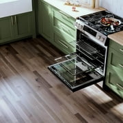 Rangaire RRG303GS 30 Glass Touch Gas Range Oven - Stainless Steel, Sealed Burners, True Convection, Self Cleaning, Easy Reach Racks