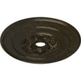 thumbnail image 3 of Ekena Millwork 26"OD x 3 1/8"ID x 1 1/2"P Traditional with Acanthus Leaves Ceiling Medallion (Fits Canopies up to 4 1/4"), Hand-Painted Stone Hearth Crackle, 3 of 5