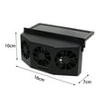 thumbnail image 4 of Btomtd Portable Fan,Car Fan,Car Accessories,Solar Powered Car Device Car Exhaust Fan Circulation Exhaust Fan Car Ventilation Fan, 4 of 4