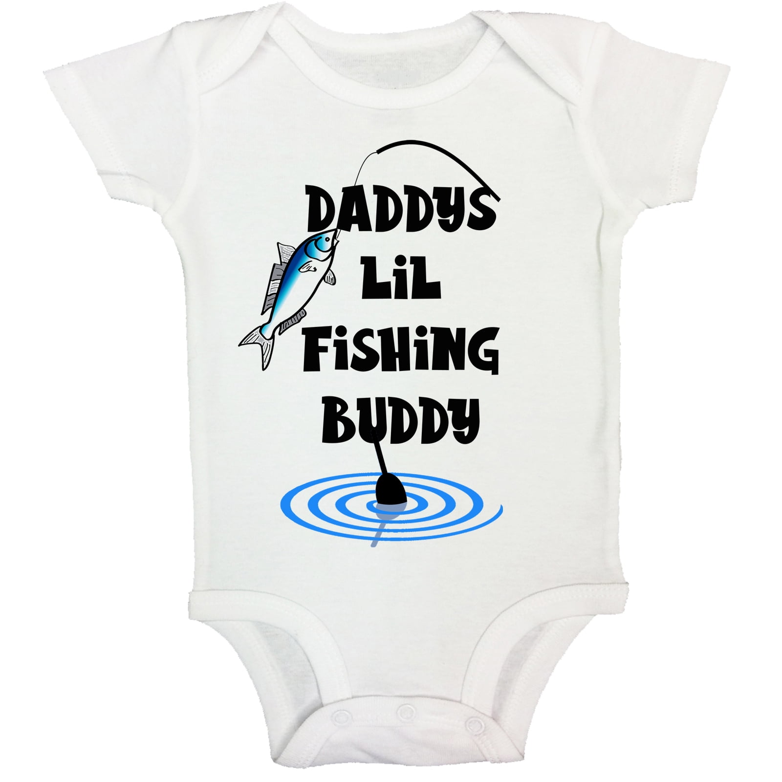 daddy's little fishing buddy onesie