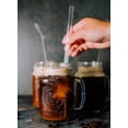 thumbnail image 3 of Paille à Smoothie en Verre de 20 cm, Pailles à Boire Transparentes Réutilisables pour Smoothies et Milkshakes, Paille Écologique pour Boissons, 4 Pcs Assorties, 3 of 6
