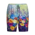 thumbnail image 3 of Yiaed Spring Flower Seasonal for Men's Soft Sleep Pajama Short Lounging Pajama Shorts-3X-Large, 3 of 8
