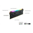 thumbnail image 3 of CORSAIR Vengeance RGB Pro (AMD Ryzen Ready) 16GB 288-Pin DDR4 3600 (PC4 28800) AMD Optimized Desktop Memory Model CMW16GX4M1Z3600C18, 3 of 3