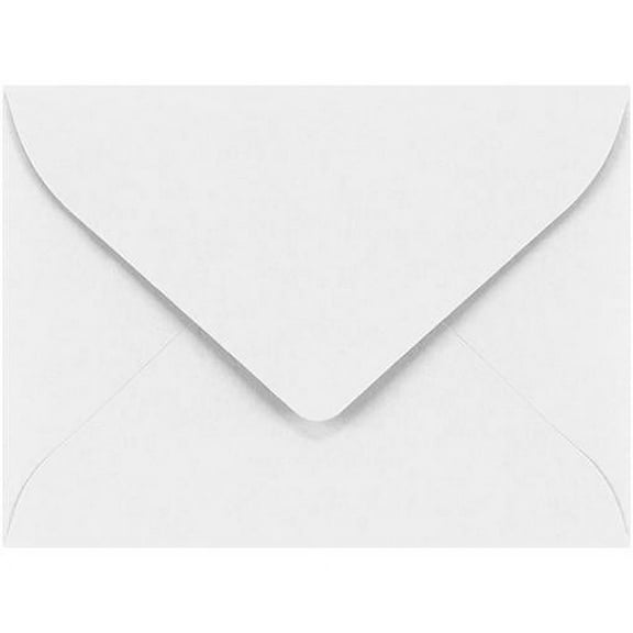 LUXPaper #17 Mini Envelopes, 70 lb. Bright White, 2 11/16 x 3 11/16, 50 Pack