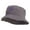 Charcoal, variant on Scary Crescent Moon Embroidered Bucket Hat - Charcoal OSFM