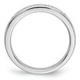 thumbnail image 2 of 950 White Platinum Wedding Diamond Round Ring Band, 2 of 7