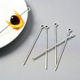 thumbnail image 5 of Viski Silver Cocktail Picks, Stainless Steel Drink Appetizer Picks Set of 6, 5 of 11
