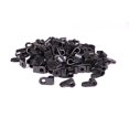 thumbnail image 2 of Shapenty Negro Nylon Tornillo Montaje Tipo R Abrazadera de Cable Sujet, 2 of 2