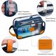 thumbnail image 3 of Neceser Lermende transparente para hombre que viaja, azul, impermeable, 3 of 7