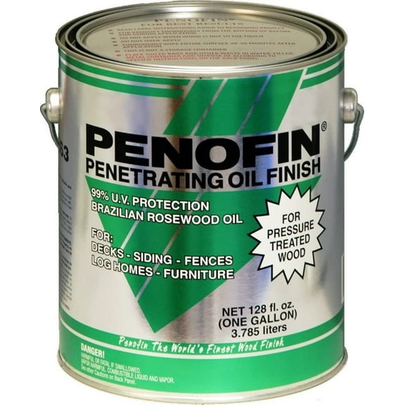 Penofin F3PTTGA Penetrating Oil Finish for Pressure Treated Wood, Tahoe ~ Gallon