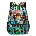 thumbnail image 1 of AFeng Upgrade 3PC-SET Set ROBLOX Virtual World Primary Secondary School Schoolbag Backpack Mochila Backpack Lightening Zipper Shoulder, 1 of 5