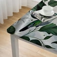 thumbnail image 4 of PIKWEEK Full Width Single-Sided Printing Square Tablecloth Hummingbird Lily Flower Green Leaf Bird Butterfly white, 4 of 7