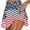 Multicolor-womens clothes, variant on Women's USA Flag Running Skirt High Waist Casual Mini Skorts American Flag Tennis Skirts Red White Blue Golf Skort