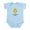 Sky Blue, variant on CafePress - Ice Hockey Chick Infant Bodysuit - Baby Light Bodysuit, Size Newborn - 24 Months