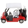 thumbnail image 4 of Carro de golf de Extracción de Aleación Sunnimix Escala 1:20 con palos Moldeados modelo de Juguete rojo, 4 of 8