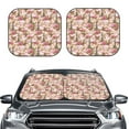 thumbnail image 2 of Yiaed Rose Flowers Print Car Front Windshield Sun Shade,Foldable Anti-UV Car Sunshade for Front Window for Most Vehicles-Large, 2 of 5