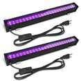 thumbnail image 1 of Barra de luz negra ycponggon LED mejorada de 24 W, paquete de 2, 1 of 7