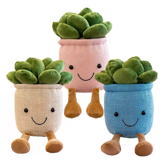 3 Piece Succulent Plush Toy