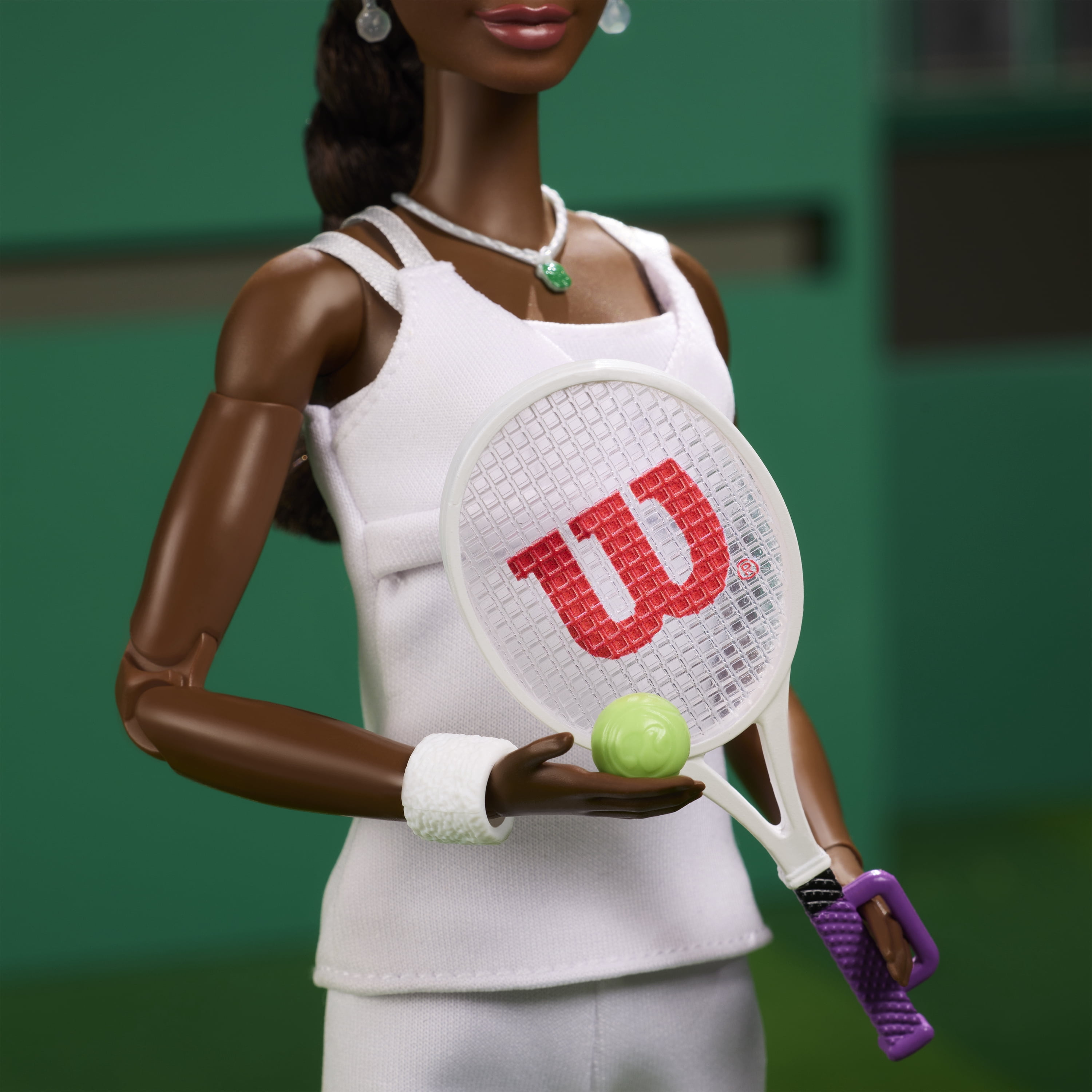 Barbie Inspiring Women Series, Venus Williams Fashion Doll with Signature Tennis Uniform