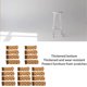 thumbnail image 4 of Almohadilla para cubrir patas de muebles ANGGREK Protectores Elásticos con Alfombrilla Inferior Gruesa, 4 of 8