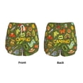 thumbnail image 3 of Gukieu Camping 1 Print Women's Sports Shorts with Drawstring Elastic Waistband for Running, Yoga, Fitness-X-Large, 3 of 7