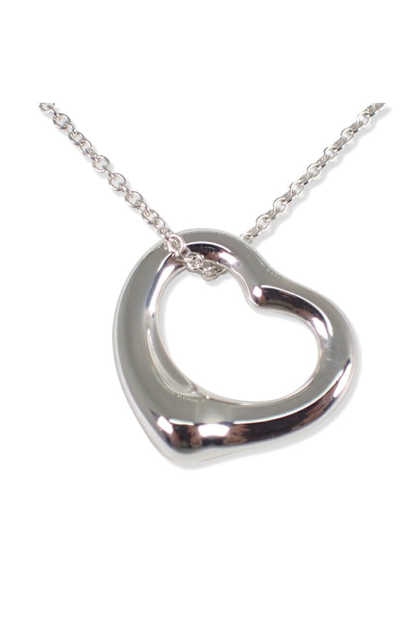 Pre-Owned TIFFANY & Co. 925 Heart Pendant Necklace