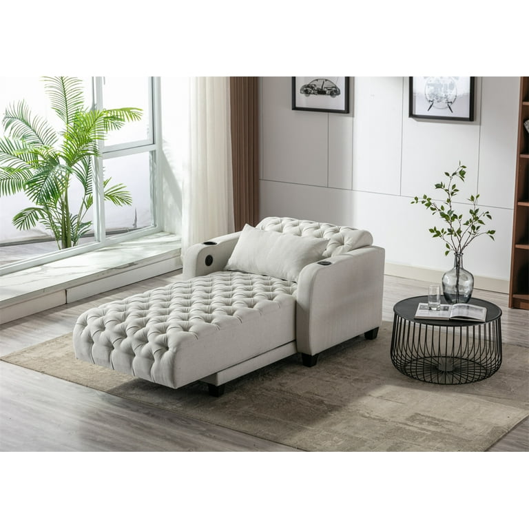 Oversized Recliner Sleeper Sofa for Livingroom Chaise Lounger Removable  Cushions Loveseat, Modern Accent Armchairs w/ Pillows - On Sale - Bed Bath  & Beyond - 38932545