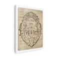 thumbnail image 2 of Trademark Fine Art 'Letter Crest IIa Vintage v2' Canvas Art by Wild Apple Portfolio, 2 of 3