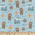 thumbnail image 2 of Mainstays 42" Light-weight Flannel Fabric Little Explorers Fabric by the Yard, Blue, 2 of 4