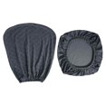 thumbnail image 4 of Split Office Chair Cover Waterproof Universal Washable Protective Seat Cover Removable dark grey, 4 of 9