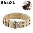 thumbnail image 2 of Collar para perros grandes, collares tácticos anchos con asa para perros de razas extra grandes, collar grueso de nailon para cachorros., 2 of 5
