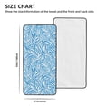 thumbnail image 2 of Absorbent Coral Velvet Towel 27x55in Light Soft And Fluffy Wool Circle Delicate And Not Easy To Remove The Edge Zebra Print Style Lightblue_2, 2 of 8