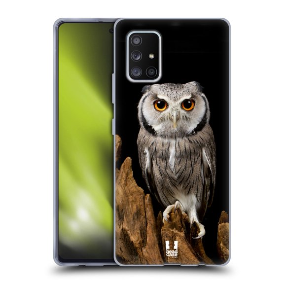 Head Case Designs Wildlife White-Faced Owl Soft Gel Case Compatible with Samsung Galaxy A51 5G (2020)