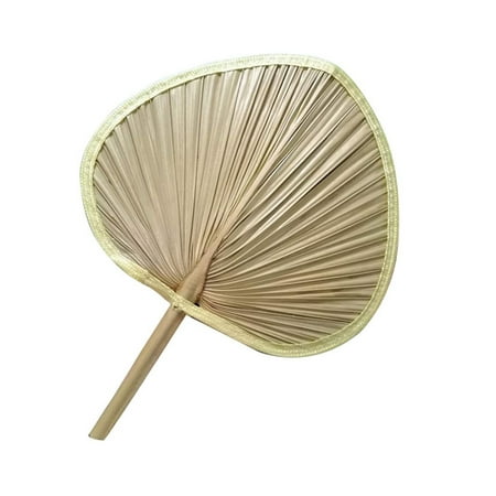 

Viugreum Rustic Handmade Fan | Natural Woven Palm Leaf Hand Fan | Chinese Style Handle Fan Summer Cooling Supplies Wall Decor for Home Farmhouse