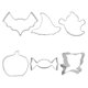 thumbnail image 1 of Molde de Halloween de 6 piezas Moldas de dibujos animados de guarnición de galletas moldes para hornear portátiles, 1 of 5