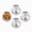 Silver, variant on Stcellnmex 4 Pieces 8 Inch Stainless Steel Pizza Pans Round Bakeware Trays for Oven Kitchen Baking Silver