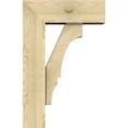 thumbnail image 3 of Ekena Millwork 8"W x 22"D x 34"H Balboa Block Rough Sawn Bracket w/ Offset Brace, Douglas Fir, 3 of 25