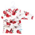 thumbnail image 2 of Hudson Baby Albornoz Unisex Con Cara De Animal De Peluche, Rosa Roja, 0-9 Meses, 2 of 2