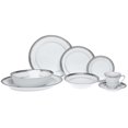 thumbnail image 3 of Noritake Dinnerware 50 Piece Set, Service for 8 Crestwood Platinum collection, 3 of 4
