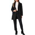 thumbnail image 2 of INSPIRE CHIC Women's Peter Pan Collar Coat Long Sleeve Double Breasted Classic Winter Outwear, 2 of 6