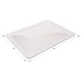 thumbnail image 4 of Icon Skylight 01858 4 Inch High Bubble Type Dome; Rectangular; For 30 Inch Length x 22 Inch Width Opening; 34 Inch Length x 26 Inch Width Flange; Clear; Polycarbonate; Without Blind; Single, 4 of 4